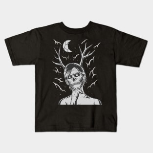 girl skull Kids T-Shirt